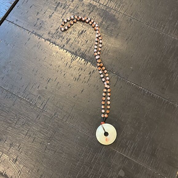 Jade & Gemstone Classy Southwestern Boho Beaded Necklace​​ - Picture 4 of 6